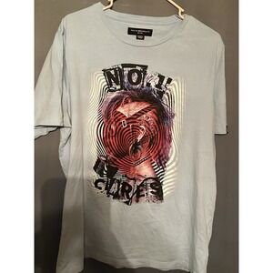 Cult Of Individuality‎ Baby Blue No 1 Cares Graphic Tee Grunge Men's T-shirt L